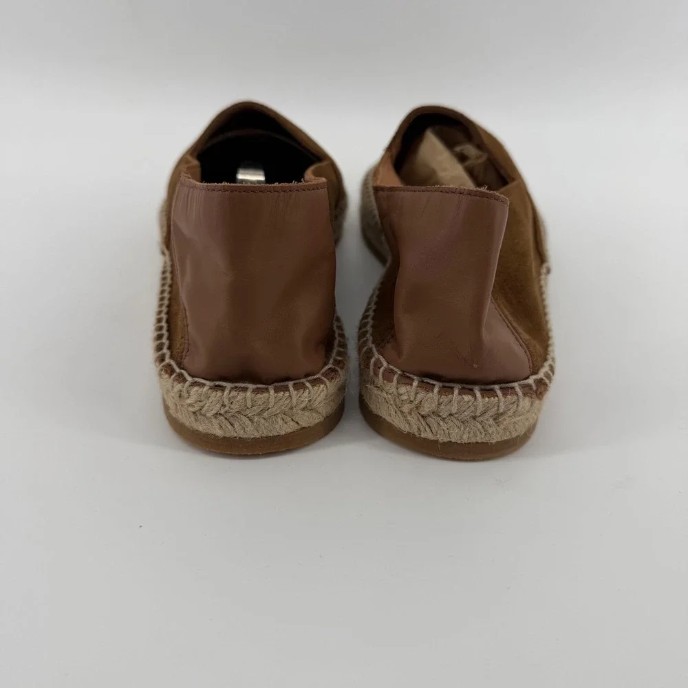 Todd Snyder‎ Espadrilles Mens 7 Brown Suede Leather Slip On Made in Spain Nomad